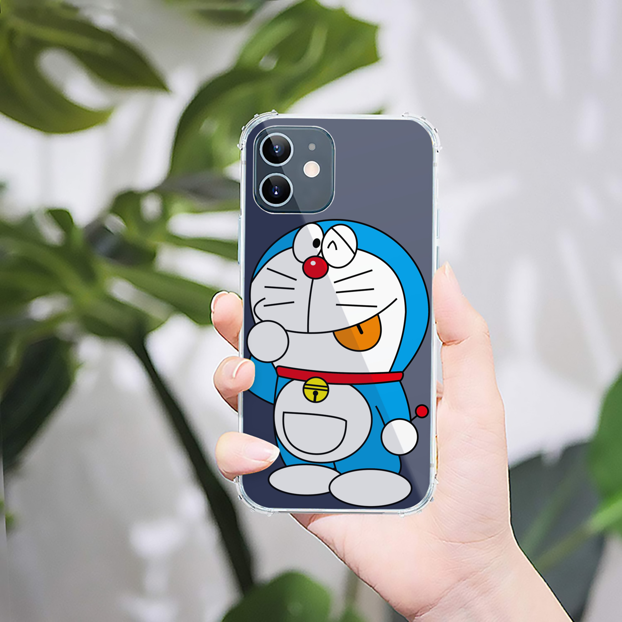 （画像用） ドラえもん Doraemon 【iPhone 12シリーズ対応】透明スマホケース（クリアソフトケース）